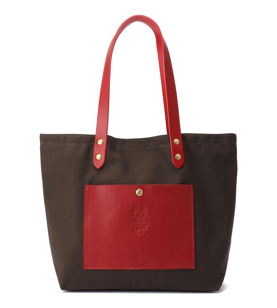 こげ茶×レッド