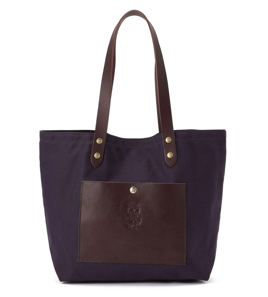 ネイビー×こげ茶