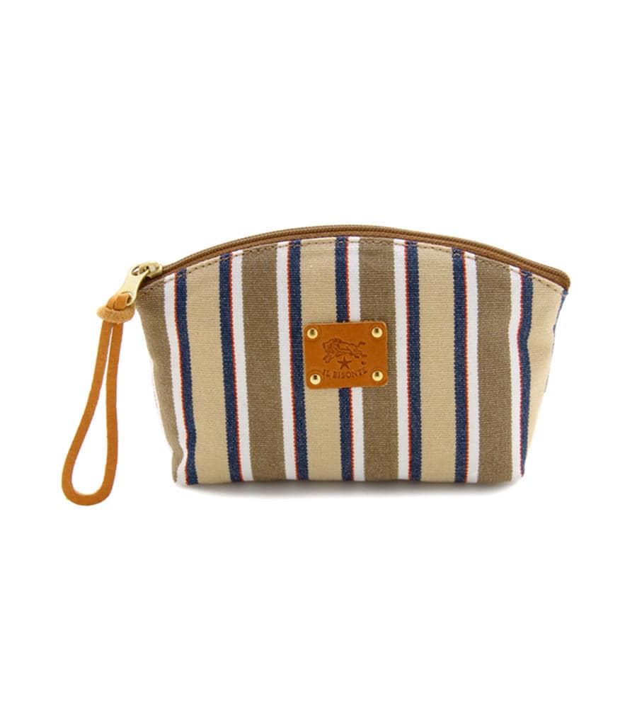 ベージュストライプ×ヤケヌメ