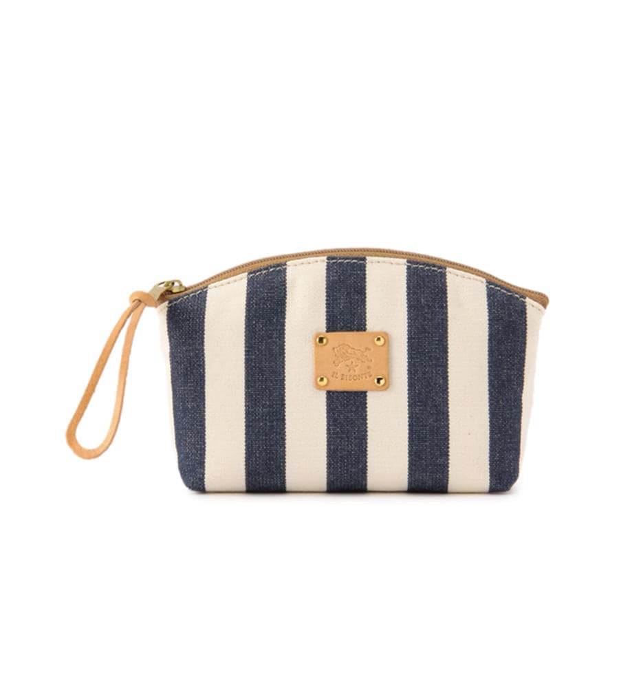 ネイビーストライプ×ヌメ