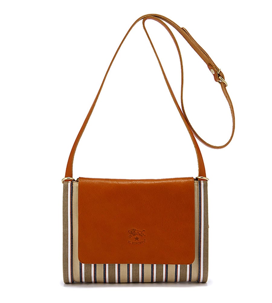 ベージュストライプ×ヤケヌメ